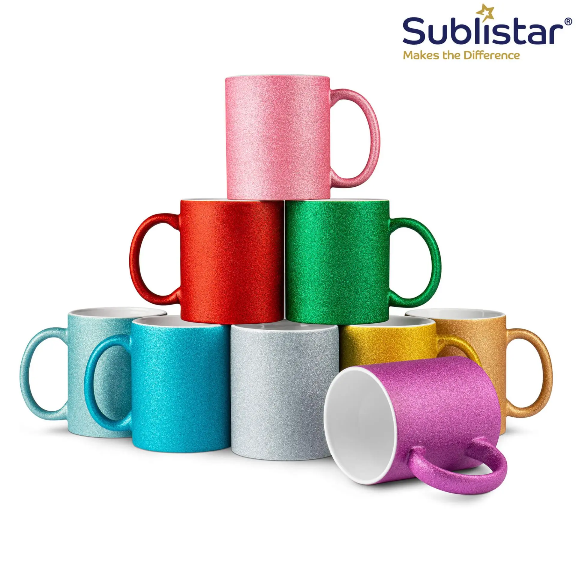 Keramiktasse Glitzer inkl. Veredelung