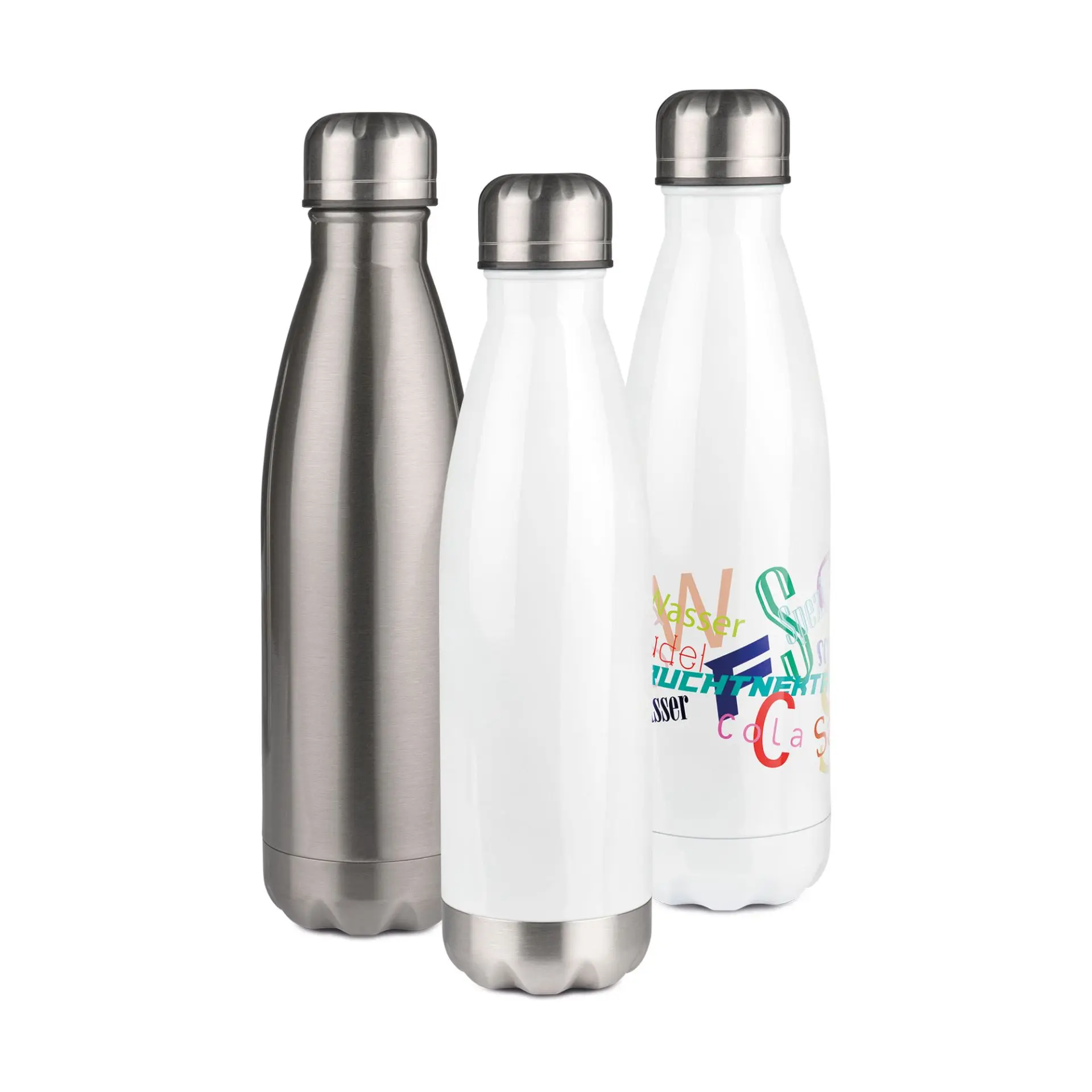 Edelstahl-Thermoflasche inkl. Veredelung