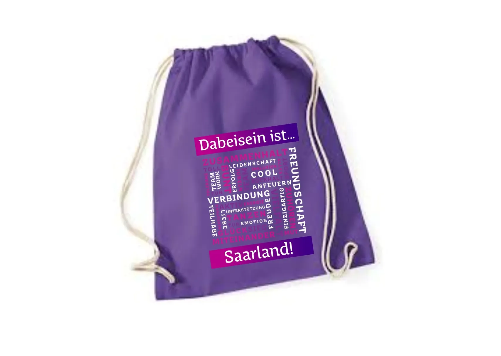 Sportbeutel- Dabeisein